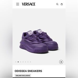 Versace Purple Odyssea Sneakers​